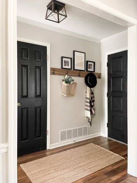 10 Winning Ideas to Add Beauty and Function to your Small Entryway • Emily Rone Home Home Décor, Hooks, Entryway, Entryway Hooks, Entryway Organization, Entryway Wall, Entryway Decor, Large Entryway Decor, Entryway Wall Decor