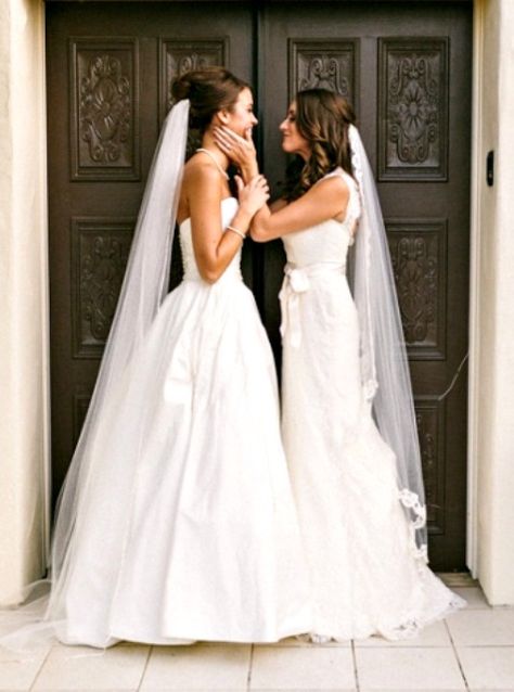 Dual brides updo down curls bridal hair Toni Kami Wedding Hairstyles ♥ ❷ Wedding hairstyle ideas under veil romantic wedding photgraphy