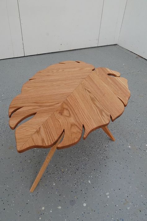 Leaf Coffee Table | Kreg Tool Woodworking Projects, Design, Home Décor, Unique Coffee Table Design, Unique Coffee Table, Wooden Tables, Modern Table, Wooden Table Diy, Table Design