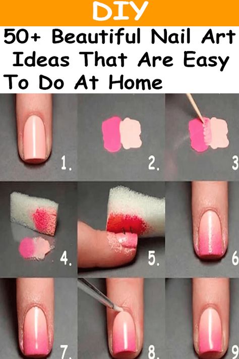50+ Beautiful #Nail #Art #Ideas That Are Easy To Do At #Home Nail Arts, Nail Art Diy, Nail Tips, Beautiful Nail Art, Striped Nails, Great Nails, Different Types Of Nails, Types Of Nail Polish, Diy Nails