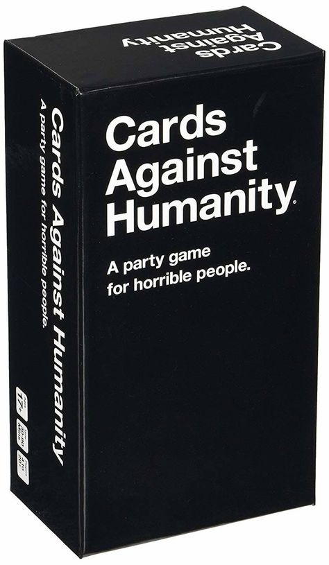 27 Card And Board Games To Help Keep You Entertained Indoors Cards Against Humanity Game, Easy Diy Valentine's Day Cards, Strategy Card Games, Adult Card, Party Card Games, Amazon Card, Horrible People, College Care Package