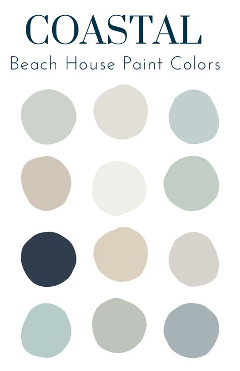 Florida, Sherwin Williams Color Palette, Lowes Paint Colors, Coastal Paint Colors, Coastal Color Palettes, Beach House Color Palette, Coastal Farmhouse Color Palette, Blue Paint Colors, Coastal Colors