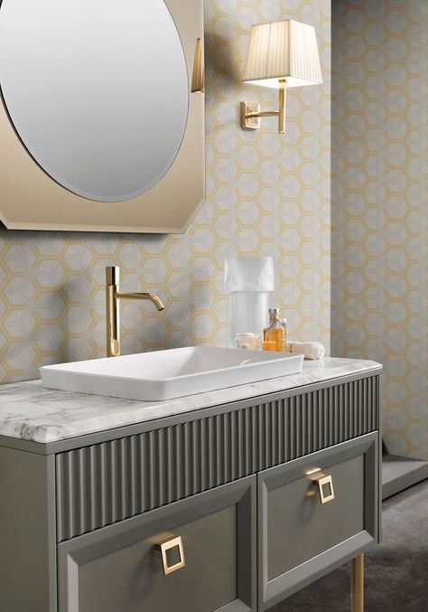 Bathroom wall tails decor & design ideas Design, Luxury Bathroom Vanity, Bathroom Vanity Designs, Luxury Vanity, Bathroom Vanity, Modern Bathroom Vanity, Vanity Design, Bathroom Mirror Design, Unique Bathroom Vanity
