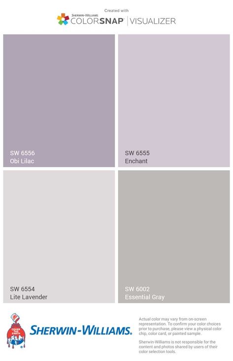 Design, Interior, Lavender Grey Paint, Grey Purple Paint, Light Purple Walls, Purple Paint Colors Bedroom, Lavender Paint Colors, Purple Paint Colors, Lavendar Paint Colors