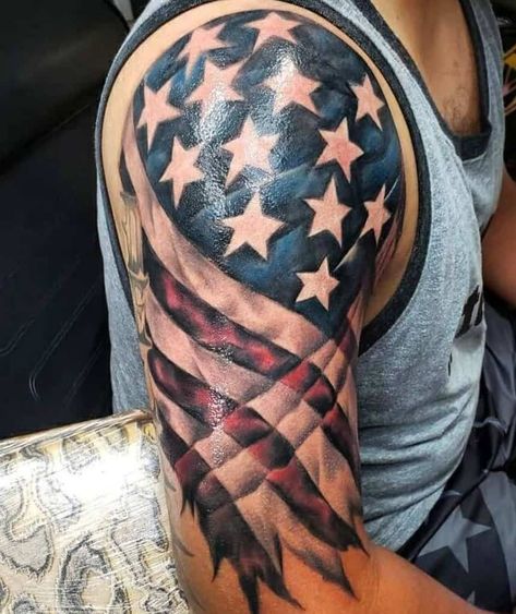 Arm Tattoos, Tattoo, American Flag Forearm Tattoo, American Flag Sleeve Tattoo, American Flag Tattoos, American Flag Tattoo, American Tattoos, Usa Flag Tattoo, Flag Tattoo