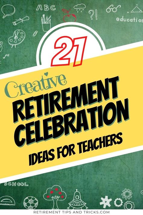 Teachers, Teacher Retirement Parties, Teacher Retirement, Teacher Retirement Gifts, Teacher Themes, Teacher Games, Teachers Diy, Teacher Party, Elementary School Teacher
