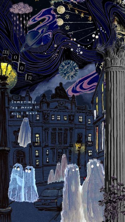Check out s27_msmith's Shuffles #vibes #art #night #nightaesthetic #dreamcore #ghost #ghostaesthetic #quotes #vintage Ghosts, Halloween, Horror, Halloween Wallpaper Backgrounds, Halloween Wallpaper Iphone Backgrounds, Halloween Wallpaper Iphone, Halloween Wallpaper, Witchy Wallpaper, Ghost