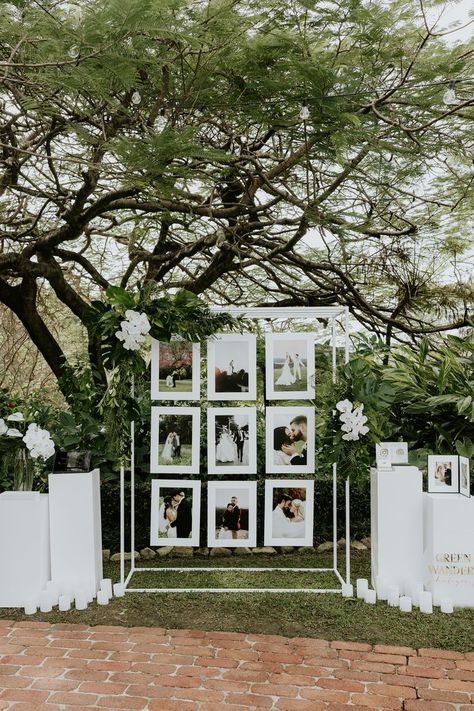 Styling for Green & Wandering Photography's stall at Braeside Estate's open day. Engagements, Wedding Photo Display, Photo Display Wedding, Wedding Photo Walls, Booth Wedding, Wedding Display, Wedding Planning Decor, Wedding Photo Gallery, Reception Backdrop