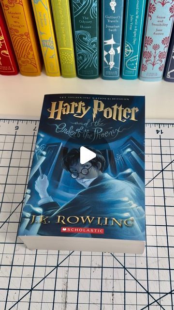 That’s My Bookshelf 📚✂️ on Instagram: "Rebinding my books into the penguin clothbound classic aesthetic, one book at a time! Harry Potter and the Order of the Phoenix Gold foil HTV from @cricut Bookcloth from @bookcraftsupply Only two left until I’m done with this set!! #harrypotter #bookstagram #harrypotterandtheorderofthephoenix #penguinclothboundclassics #penguinclothboundclassicsrebinds #rebind #bookbinding #cricut #handboundbook #thatsmybookshelf" Bookbinding, Harry Potter, Harry Potter Books, Ideas, Books, Art, Harry Potter (book), Harry Potter Diy, Bound Book