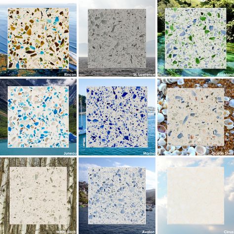 CaraGreen is excited to introduce GEOS Recycled Glass Surfaces: the latest Modern Surface to join our collection of healthy materials. To help you get to know GEOS, we've broken it down in our latest blog post, letter by letter. Click here to check it out and comment below for samples. #recycledmaterials #glasscountertops #colorfulinteriors #modernsurfaces Art, Recycling, Recycled Countertops, Recycled Glass Countertops, Countertop Colours, Countertops, Counter Top, Glass Countertops, Glass Kitchen