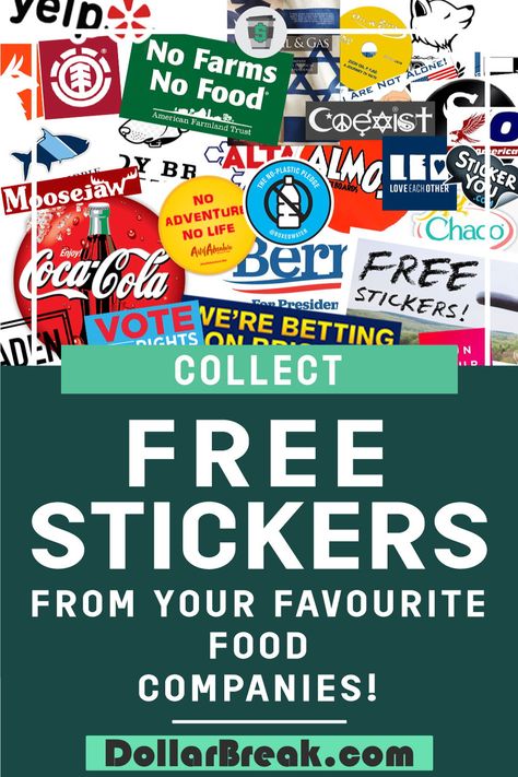 Easily get FREE stickers from your favorite food outlets, and show that you're the biggest FAN! More details inside.  #freestickers #Coca-Cola #In-N-Out-Burger #foodstickers #Annie’s #food Life Hacks, Freebies By Mail, Food Stamps, Coupons By Mail, Free Coupons By Mail, Free Stuff By Mail, Freebies Free, Free Coupons, Free Preppy Stickers