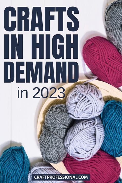 Crafts in high demand in 2023. Knitting, Popular, Haken, Tips, Trending, Popular Crochet, Work, Free, Hobbies