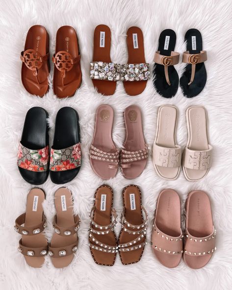 Instagram Lately Sandals, Slippers, Sandals Summer, Shoes Flats Sandals, Cute Sandals, Cute Shoes Heels, Fashion Shoes Sandals, Womens Slippers, Girly Shoes