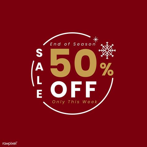 Christmas special sale 50% off vector | free image by rawpixel.com Design, Banner Design, Christmas Sale Poster, Christmas Sale, Free Image, Banner, Sale Banner, 50% Off Sale Poster, Big Sale