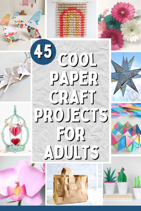 I love all these easy paper crafting ideas. It is great to find so many ideas for construction paper crafts for adults in one post. What a great collection of DIY things to do with construction paper. These paper projects for adults are so cool and excellent. Craft Ideas, Origami, Craft Projects For Adults, Craft Ideas For Adults, Diy Craft Projects, Diy Crafts For Adults, Diy Craft Tutorials, Diy Crafts For Teens, Crafty Hobbies