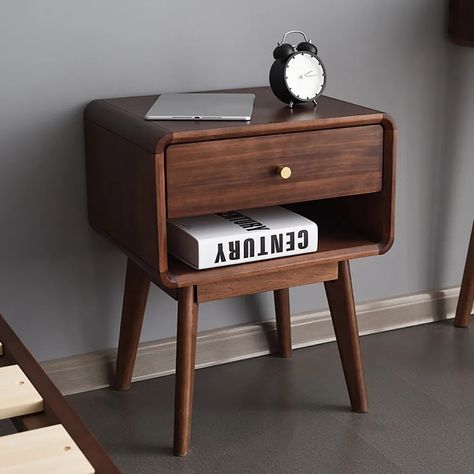Home Décor, Drawer Nightstand, Bedside Table Brass, Leather Bedside Table, Bedside Cabinet, Modern Bedside Table, Bedside Table, Wooden Bedside Table, Wood Bedside Table