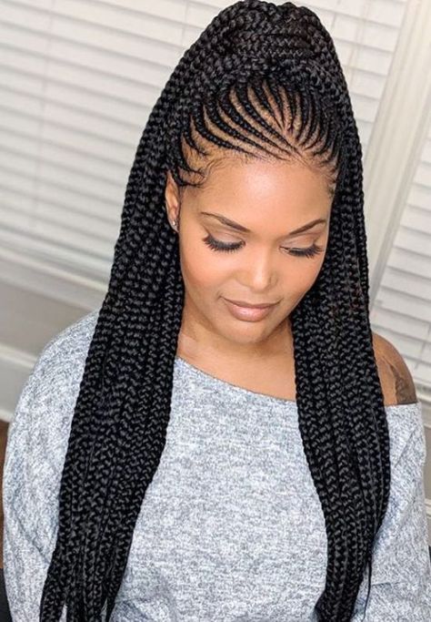 The Coolest and Cutest Cornrows to Wear in 2020 - Curly Craze Plait Styles, Cornrow, Dreadlocks, Braided Hairstyles, Braided Hairstyles Easy, Braided Ponytail Hairstyles, Cornrows Braids, Braided Hairstyles For Black Women, Feed In Braids Ponytail