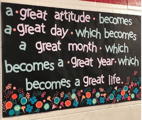15 Perfect Displays for Your School's Front Entrance Inspiration, Bulletin Boards, Pre K, Inspirational Bulletin Boards, Bulletin Board Ideas For Work Offices, School Counselor Bulletin Boards, Team Work Bulletin Board Ideas, Classroom Motivational Quotes, Work Bulletin Boards