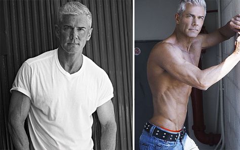Some men are like wine - they get better with age. Bored Panda collected a list of handsome guys over or just under 50 years old that will redefine your Male Models, Fitness, Men, Guys, Man, Handsome, Man Photography, Man Photo, Handsome Men