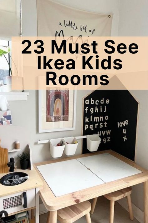 How To Create The Perfect Space For Your Little One With These 23 Must See Ikea Kids Rooms Ikea, Ikea Toddler Room, Ikea Kids Playroom, Kids Room Organization, Ikea Girls Room, Ikea Kids Room, Ikea Girls Bedroom, Ikea Playroom, Ikea Hack Kids Bedroom