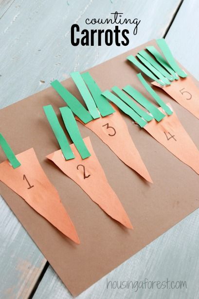 Preschool Counting Activities ~ Counting Carrots http://www.housingaforest.com/preschool-counting-activities-counting-carrots/ Montessori, Pre K, Preschool Counting, Counting Activities Preschool, Counting Activities, Spring Math Activities, Preschool Letters, Preschool Activities, Preschool Learning