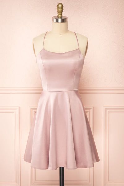 Lace Dress, Pink Satin Dress Short, Pink Satin Dress, Purple Satin Dress, Robe, Pink Silk Dress, Short Satin Dress, Satin Dresses, Pink Dress Short