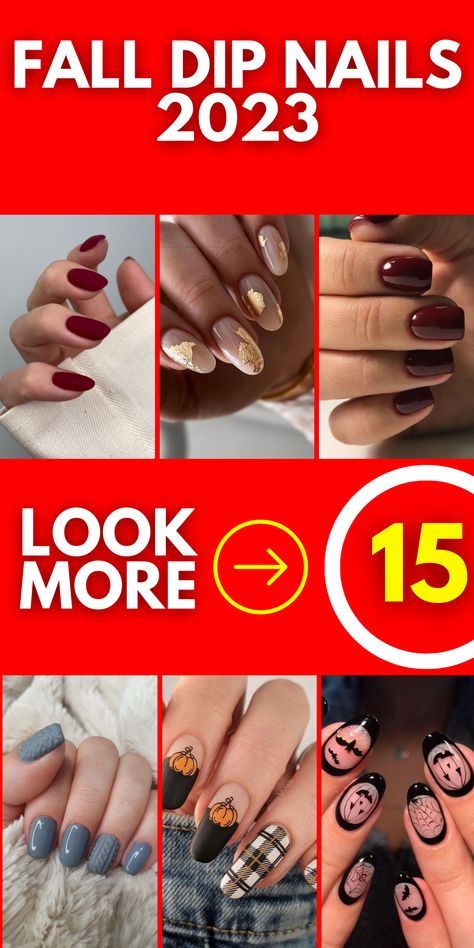 Get ready to welcome fall with stylish dip nails for 2023. Explore a palette of colors inspired by the autumn season, from warm and cozy shades to vibrant and bold hues. Stay on-trend with short dip nail ideas that embody the spirit of 2023. Create stunning designs with simple yet impactful color combinations and embrace the beauty of ombre effects Ideas, Nail Designs, Ombre, Dips, Nail Ideas, Fall Nail Designs, October Nails, Cute Nails For Fall, Dipped Nails