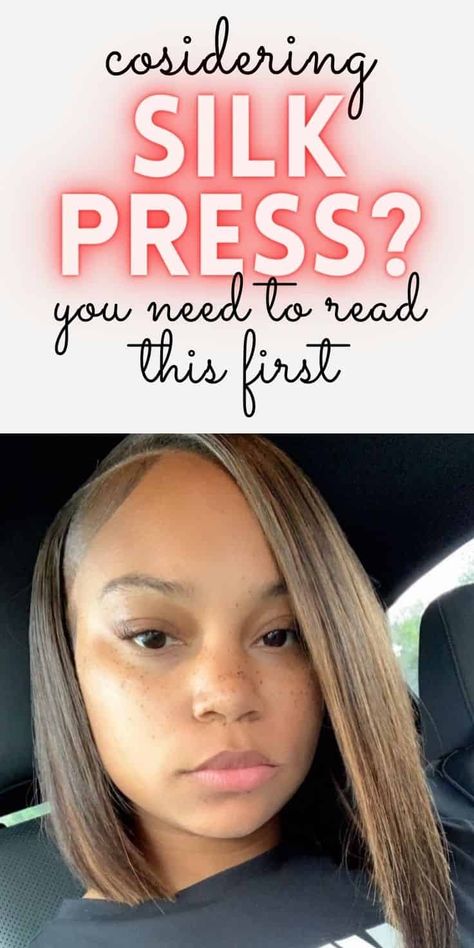 Considering Silk Press on Natural Hair? Read This First People, Silk Press Products, Straightening Natural Hair, Pressed Natural Hair, Natural Hair Transitioning, Natural Hair Silk Press, Naturally Beautiful, Natural Hair Stylists, Silk Press Natural Hair
