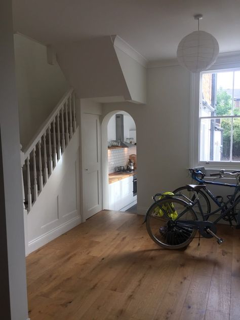 Before & After: Terraced House in Hackney Gets A Modern Make-Over Mid Terrace House, Victorian Terrace House, End Terrace House, House Flooring, House Stairs, Small Terraced House, Small Terraced House Interior, Victorian Terrace Interior, London Terrace House