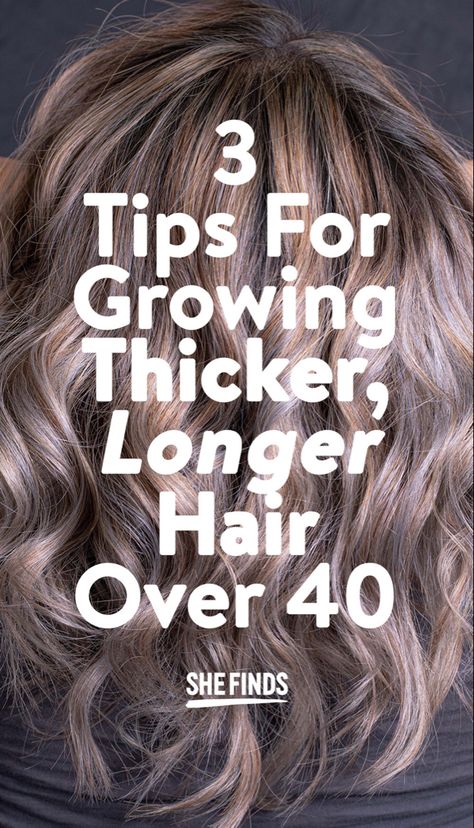 Thicker Healthier Hair, Help Hair Grow Faster, Help Hair Grow, Grow Thick Long Hair, Get Thicker Hair, Thicker Fuller Hair, Stop Hair Breakage, Grow Long Hair, Hair Thickening Tips