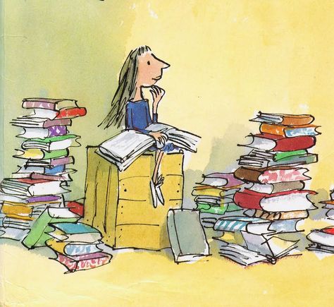 from Roald Dahl's Matilda Books, Albert Einstein, Reading, Childhood, Childhood Books, Childrens Books, Favorite Books, Book Worms, Book Projects