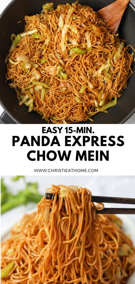 Ramen, Stir Fry, Healthy Recipes, Sandwiches, Panda Express Noodles Copycat Recipes, Panda Express Noodles Recipe, Chow Mein Noodle Recipe, Panda Express Chow Mein, Chow Chow Recipe