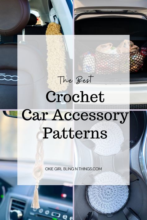 Amigurumi Patterns, Crochet Patterns For Car Accessories, Crocheted Car Seat Covers Free, Car Crochet Accessories Pattern, Crochet Car Armrest Cover, Seat Belt Cover Crochet Pattern, Free Crochet Car Decor Patterns, Free Crochet Patterns For Steering Wheel Covers, Knit Car Accessories