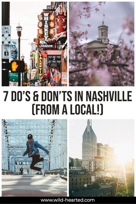 Nashville Tourist Attractions | 10 Do's and Don'ts (from a Local!!) Trips, Kentucky, Wanderlust, Nashville Must Do, Nashville Things To Do, Nashville Travel Guide, Nashville Trip, Weekend In Nashville, Nashville Vacation