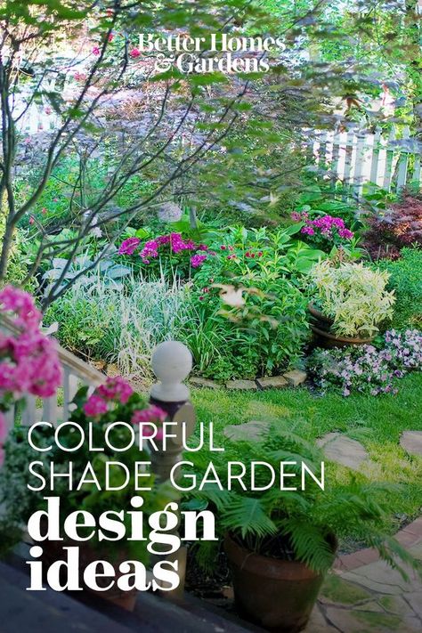 Shaded Garden, Pink, Part Shade Perennials, Landscaping In The Shade, Shade Landscaping, Shade Loving Perennials, Perennial Garden Plans, Perennial Garden Design, Shade Perennial Garden
