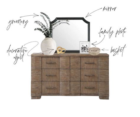 Layout, Inspiration, Interior, Design, Home Décor, Decoration, Styling A Dresser Top Master Bedrooms, How To Decorate A Dresser Top, How To Style Dresser Top