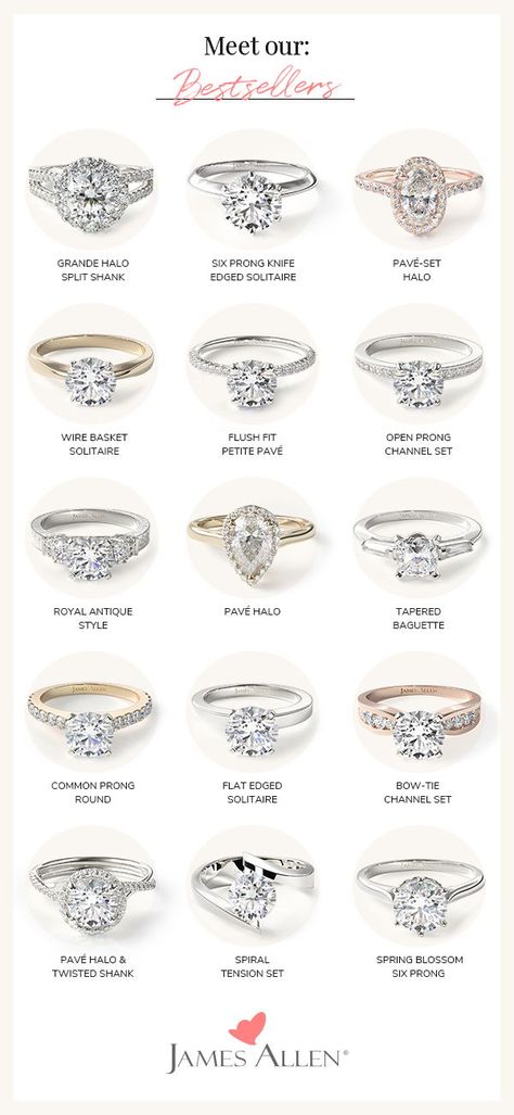JamesAllen.com makes it easy to design your dream engagement ring  online by providing 360° HD imaging, customization, and 24/7 support  every step of the way. Browse 200K+ diamonds and hundreds of stunning engagement ring styles and design the perfect engagement ring today. | #jamesallenrings #engagementrings #diamondrings Diamond Engagement Rings, Engagements, Piercing, Custom Engagement Ring, Engagement Ring Types, Engagement Ring Settings, Big Diamond Engagement Rings, Diamond Engagement Ring, Halo Engagement Ring
