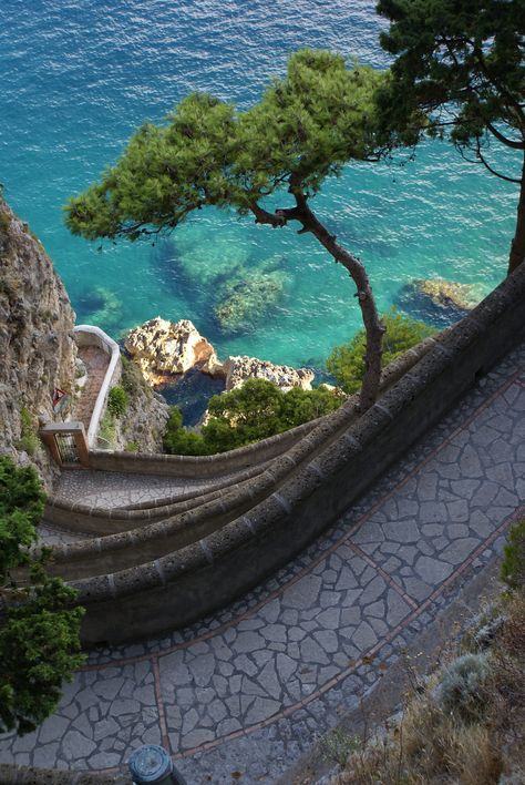 Via Krupp View - Capri | LaunaMc | Flickr Nature, Places, Scenery, Views, Landscape, Beautiful Places, Italy Aesthetic, Pretty Places, Lugares