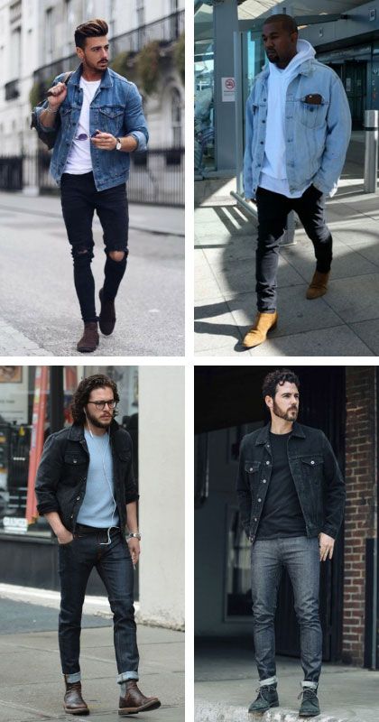 Jean Jacket Outfits for Men: How to Nail the Look • Styles of Man Outfits, Men Jean Jacket Outfits, Jean Jacket Men, Mens Jeans, Denim Jacket Men Style, Denim Jacket Men Outfit, Jean Jacket Outfits Men, Best Jean Jackets, Denim Jacket Men