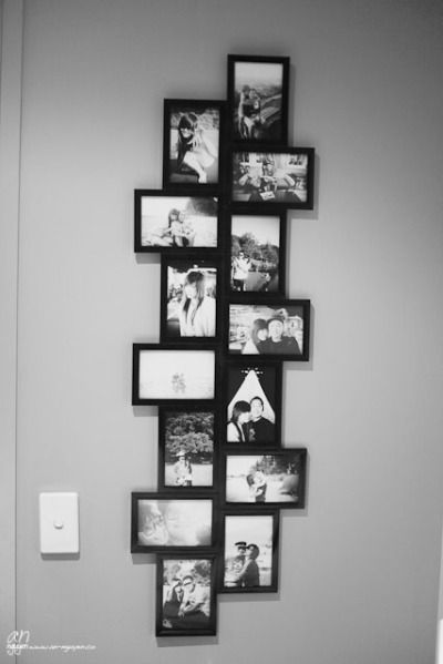 Home, Picture Frame Wall, Diy Picture Frames, Photo Frame Wall, Frames On Wall, Diy Photo Frames, Wall Collage Picture Frames, Multi Picture Frames, Photo Frame Design