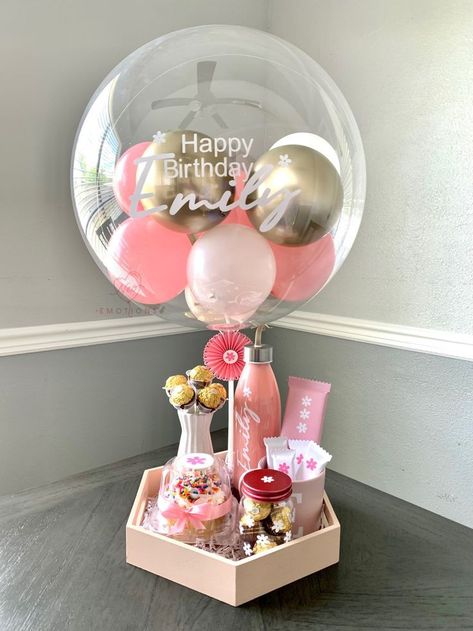 Birthday Gifts, Birthday Gift Ideas, Birthday Gift, Birthday Gifts For Her, Gift For Birthday, Diy Birthday Gifts, Birthday Decorations, Gift With Balloons, Birthday Hampers