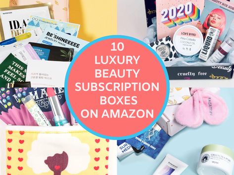 I found the best luxury beauty subscription boxes on Amazon for Mother's Day like Lip Monthly, Beauteque Monthly and FaceTory. Best Beauty Subscription Boxes, Beauty Box Subscriptions, Eos Products, School Beauty Essentials, Subscription Box, Subscription Boxes, Skincare, Subscription Boxes For Kids, Luxury Beauty