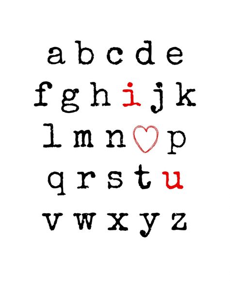 printable letters a-b-c card for the s.s. or youth kids to give to parents on Valentines Day Hand Lettering, Fonts, Pre K, Lettering, Alphabet, Handlettering, Cute Fonts, Text, Words