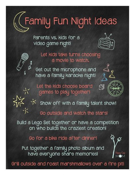 How do you make Family Fun Nights special? Description from sippycupmom.com. I searched for this on bing.com/images Ideas, 3d, Harry Potter, Instagram, Family Movie Night, Game Night, Family Game Night, Family Games, Family Fun Games