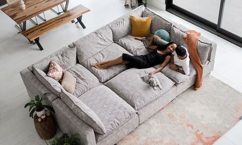 The 9 Best Modular Pit Sectional Sofas for Relaxing at Home Home Décor, Sofas, Comfy Sectional, Comfortable Couch, Most Comfortable Couch, Sectional Sofa Comfy, Comfortable Sofa, Comfy Couch, Best Sofa