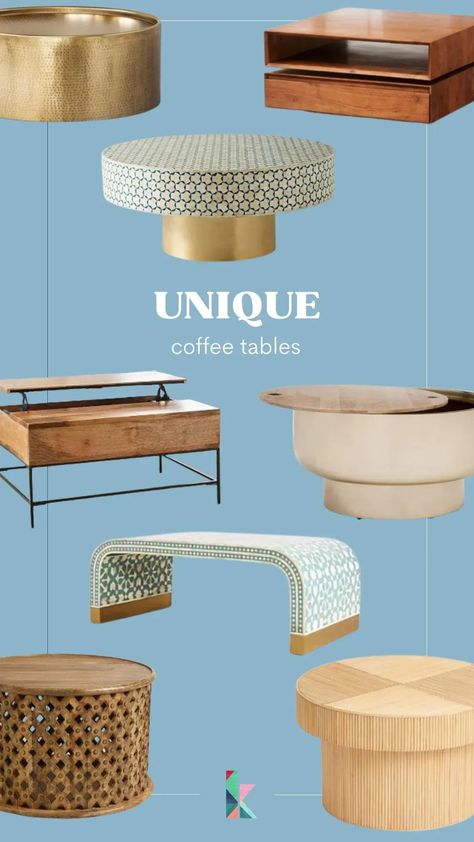 Ideas, Diy, Trendy Coffee Table, Eclectic Coffee Tables, Coffee Table With Storage, Coffee Tables Uk, Unique Coffee Table, Modern Coffee Tables, Coffee Table Design