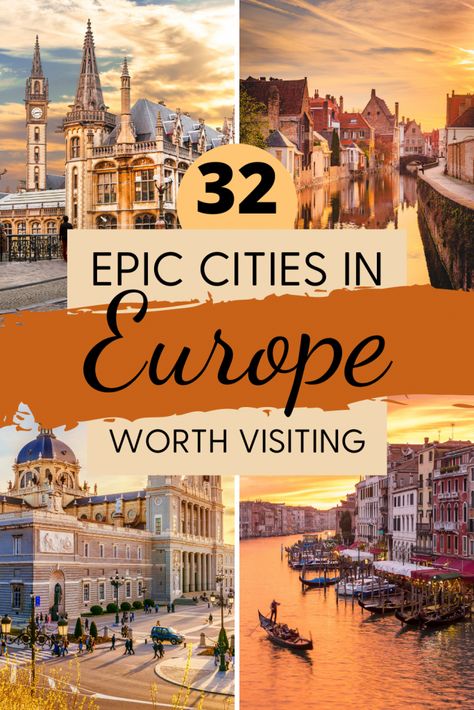 Trips, Destinations, Inspiration, Europe Destinations, Best Cities In Europe, Best Places In Europe, Europe Travel Tips, Europe Travel Guide, City Trips Europe