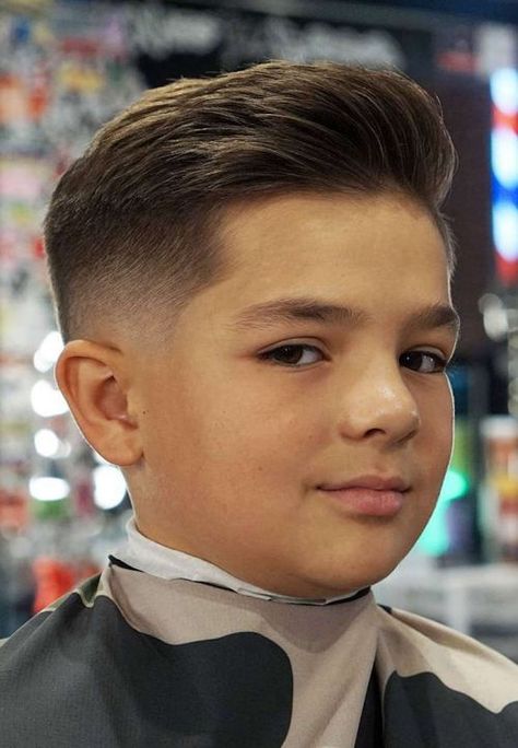 25+ Excellent School Haircuts for Boys + Styling Tips Boys Fade Haircut, Boys Haircut Styles, Boy Haircuts Short, Haircuts For Men, Stylish Boy Haircuts, Cool Boys Haircuts, Toddler Boy Haircuts, Thick Hair Styles, Cool Haircuts