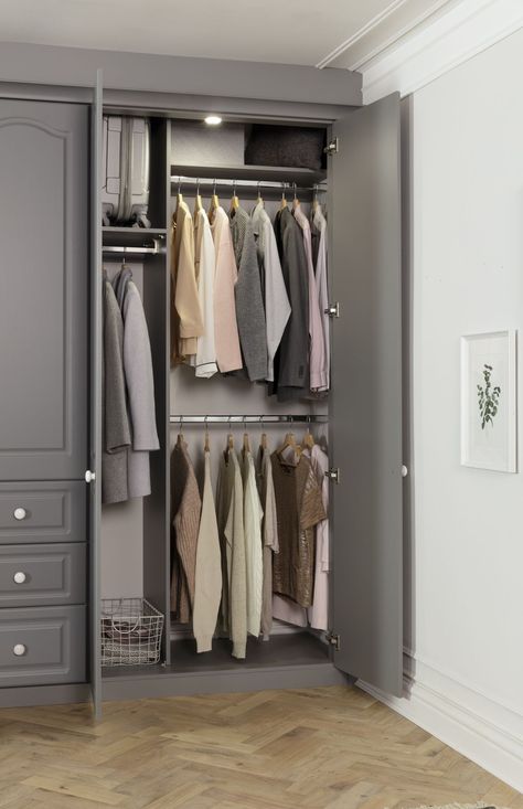 15 fabulous built-in wardrobe ideas for all interior styles | Real Homes Inspiration, Decoration, Home Décor, Design, Closet Bedroom, Closet Design, Wardrobe Closet, Wardrobe Room, Inside Wardrobe Storage Ideas