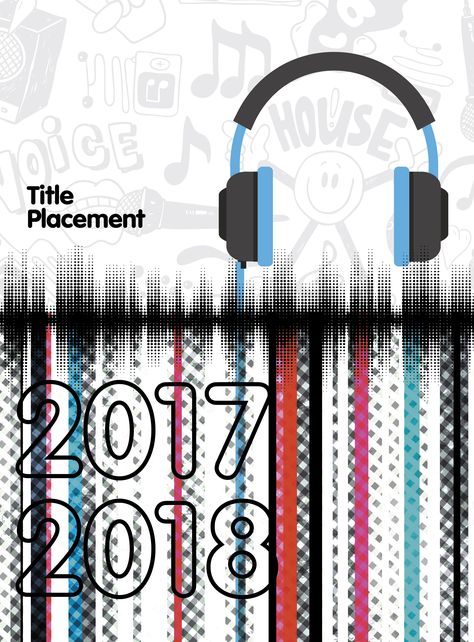 Music themed yearbook cover. Cover Design, Inspiration, Ideas, Yearbook Themes, Yearbook Covers, Yearbook Pages, Yearbook Covers Design, Yearbook Layouts, Yearbook Ideas